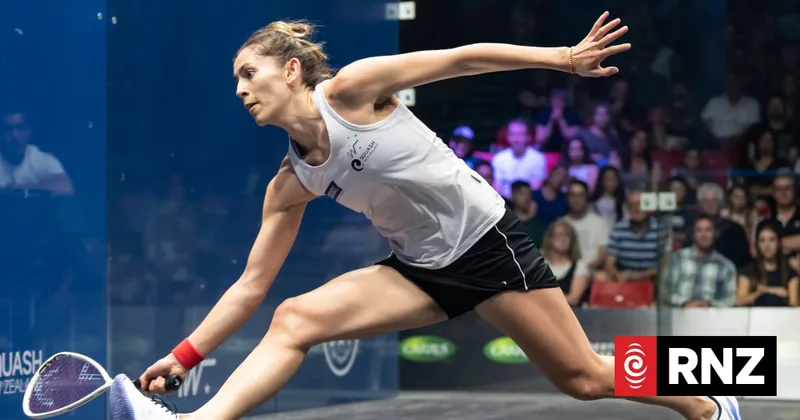 Joelle King in action at the Nations Cup tournament in Tauranga. (photo: co)