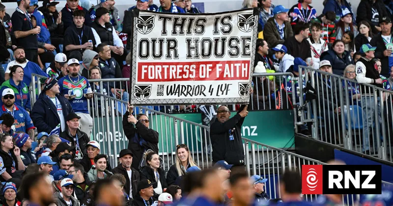 NZ Warriors fans, Mount Smart, 2026. (photo: co)